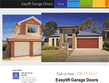 Tablet Screenshot of easyliftgaragedoors.com.au